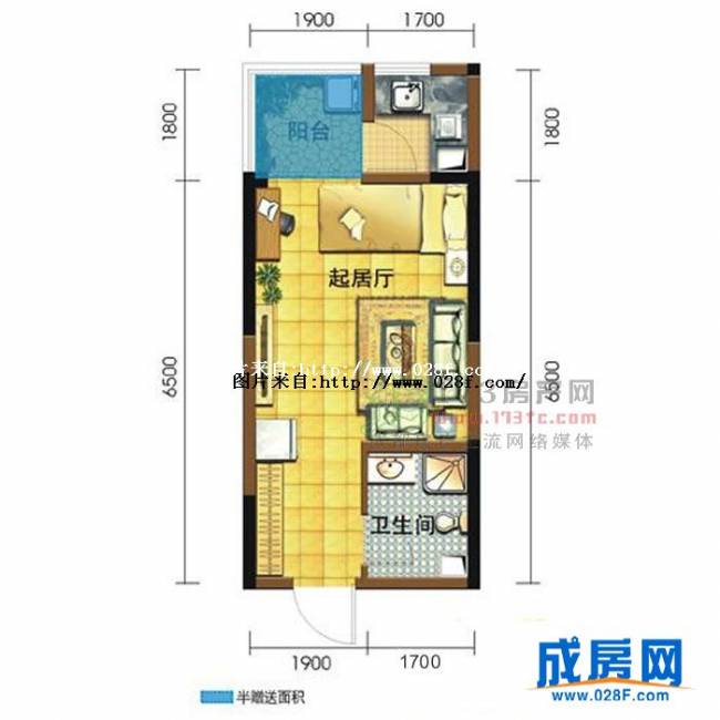 我的大学户型图,点击放大