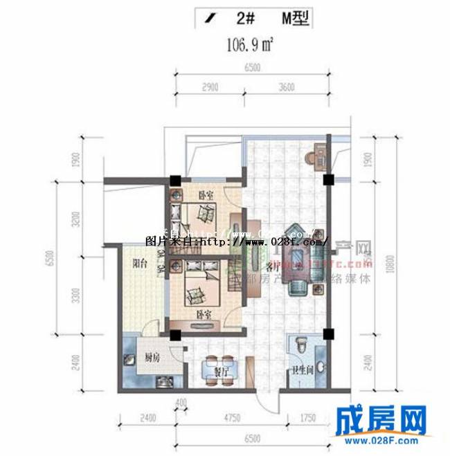 金府国际户型图,点击放大