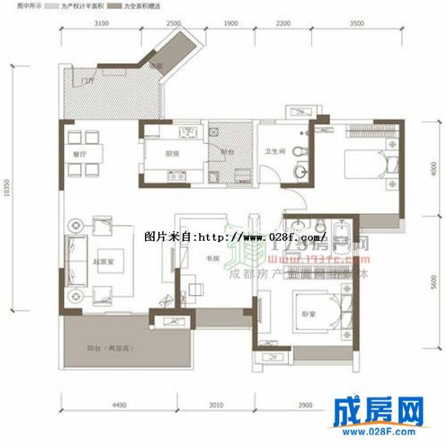 龙湖三千城户型图,点击放大