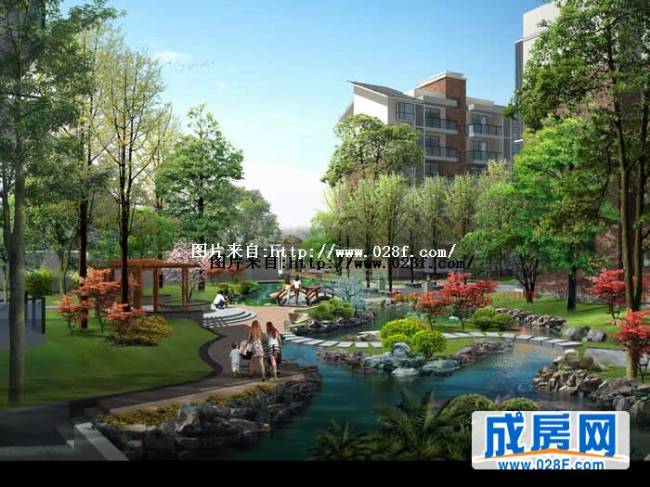 汉唐新城小区环境,点击放大