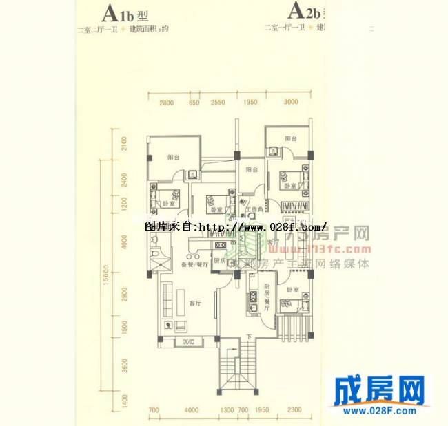 青城二十四院户型图,点击放大