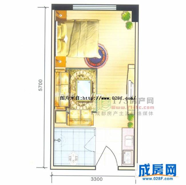 锦西国际户型图,点击放大