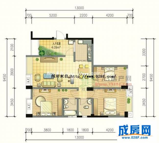 九峰国际户型图,点击放大