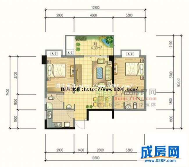 九峰国际户型图,点击放大