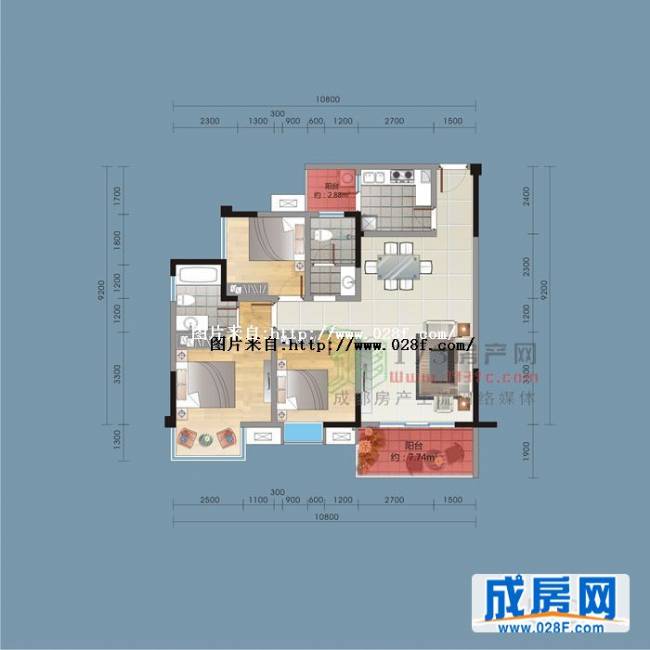 晶宝·盛世桃源户型图,点击放大