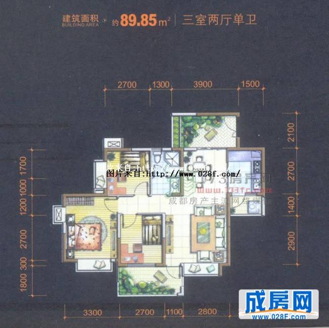 蓝谷地·城果户型图,点击放大