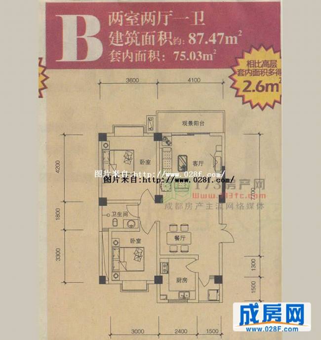 兴城融域户型图,点击放大