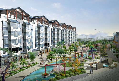 康桥水乡小区环境,点击放大