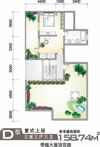纬度18户型图,点击放大