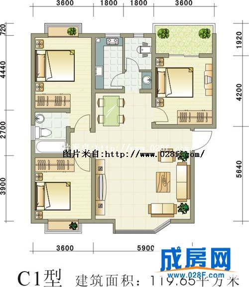 康桥水乡户型图,点击放大