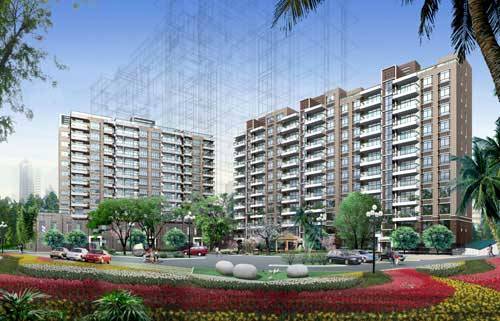 金域港湾小区环境,点击放大