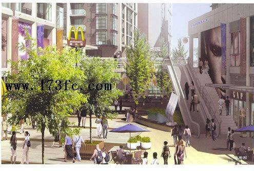 钱江·铂金时代小区环境,点击放大