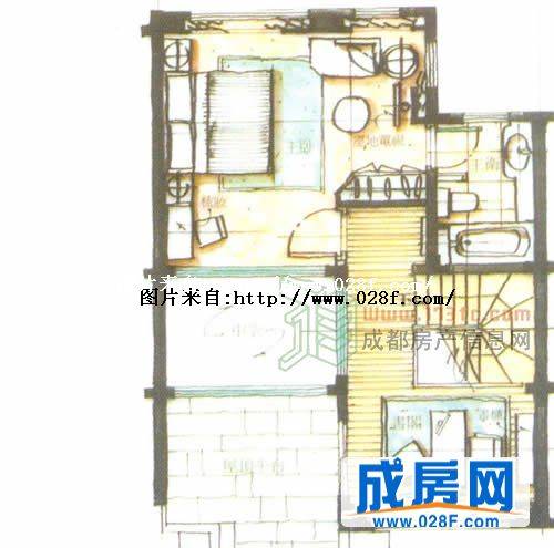 倾城莲花户型图,点击放大