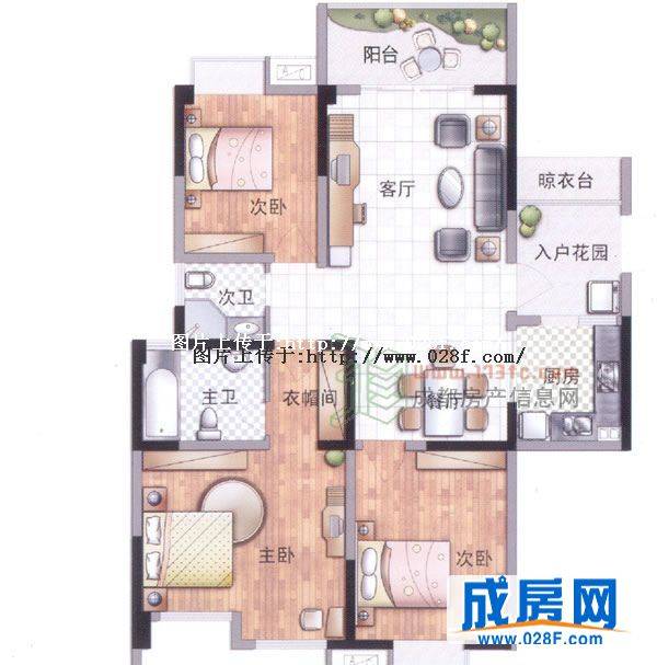 西花汀户型图,点击放大