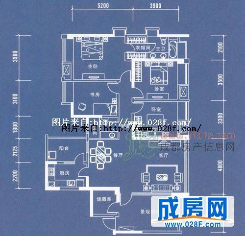 晶蓝半岛户型图,点击放大
