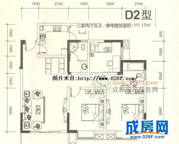 八里阳光户型图,点击放大