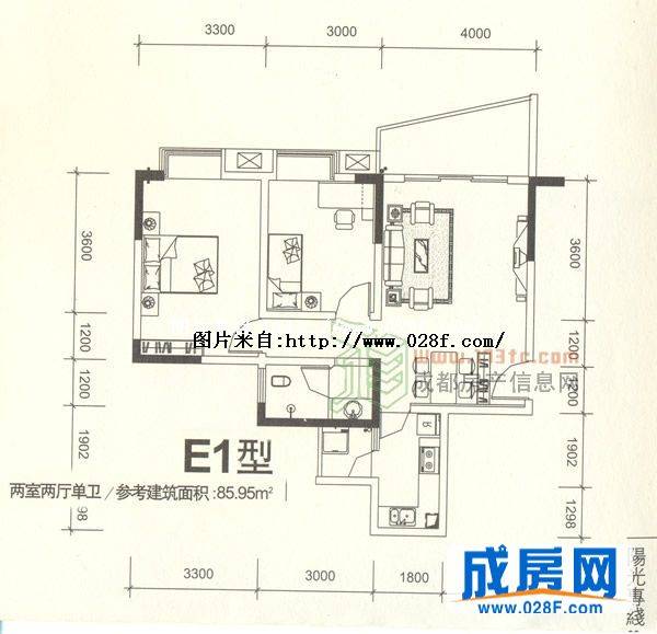 八里阳光户型图,点击放大