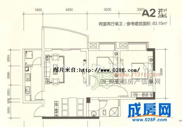 八里阳光户型图,点击放大
