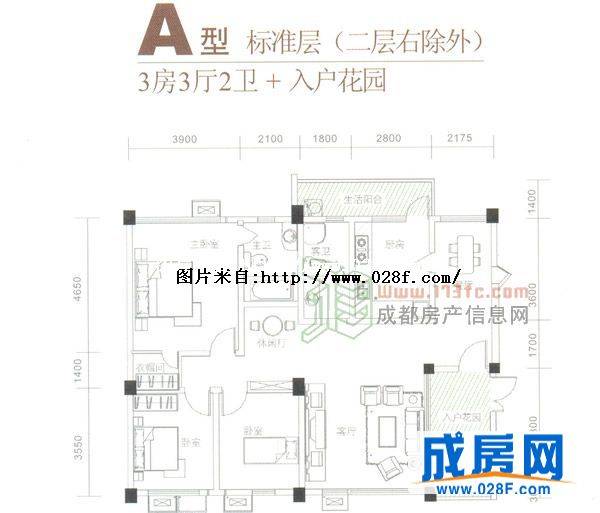 凯莱丽景雅筑户型图,点击放大