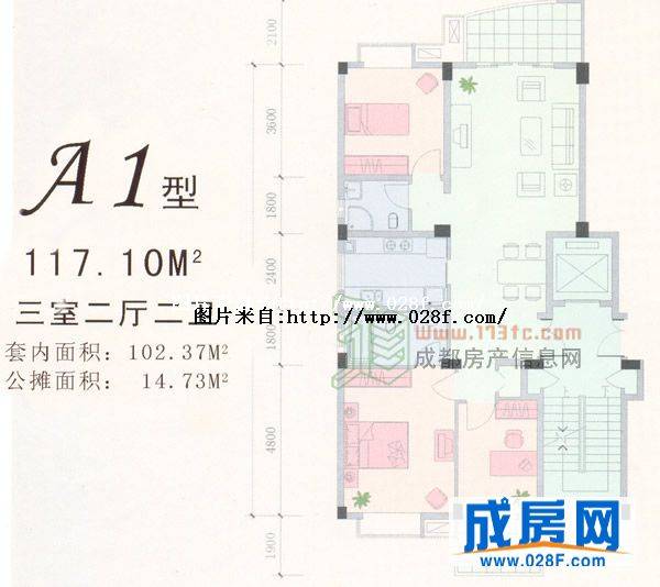 金沙顺苑户型图,点击放大