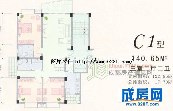 金沙顺苑户型图,点击放大