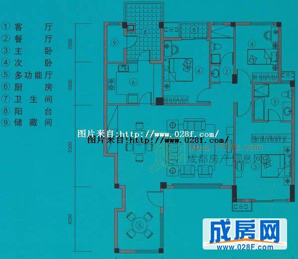 万科双水岸户型图,点击放大