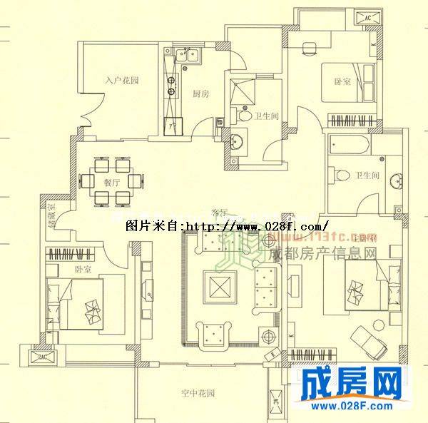 新里派克公馆户型图,点击放大