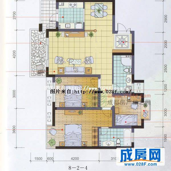 颐和家园户型图,点击放大