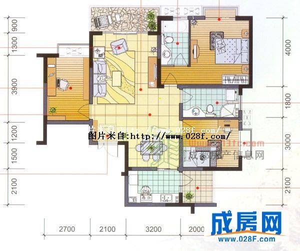 颐和家园户型图,点击放大