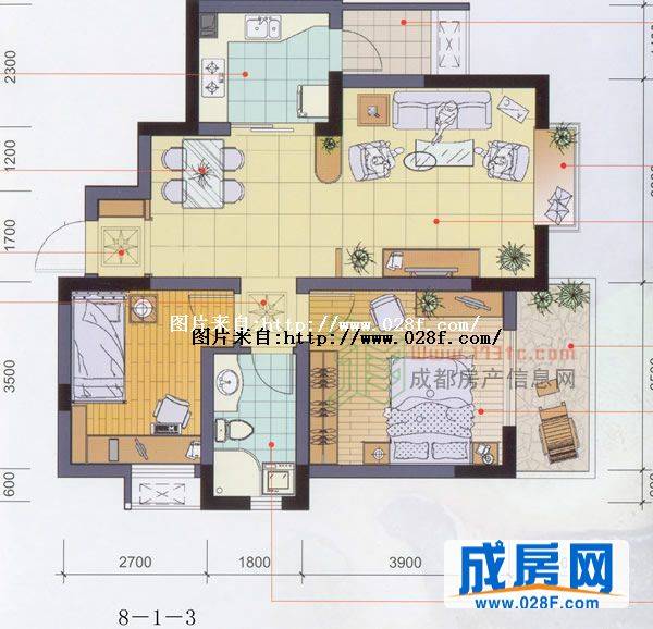 颐和家园户型图,点击放大