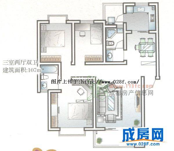 胜地金芙蓉户型图,点击放大