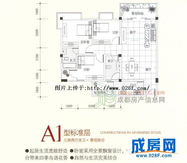 双楠融域户型图,点击放大