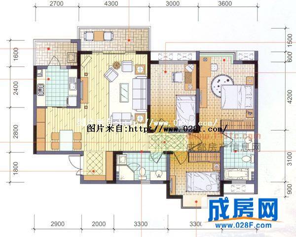 颐和家园户型图,点击放大