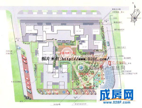 新北佳苑小区环境,点击放大