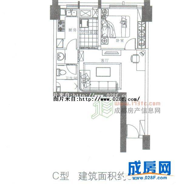 商鼎国际户型图,点击放大