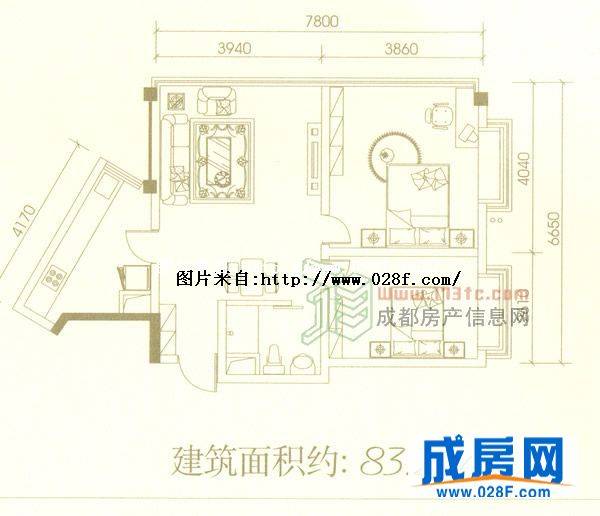 中地锦尚户型图,点击放大