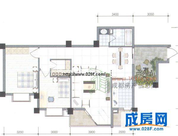 西城星座户型图,点击放大