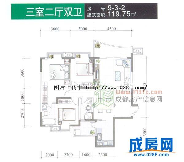 千居朝阳2期户型图,点击放大