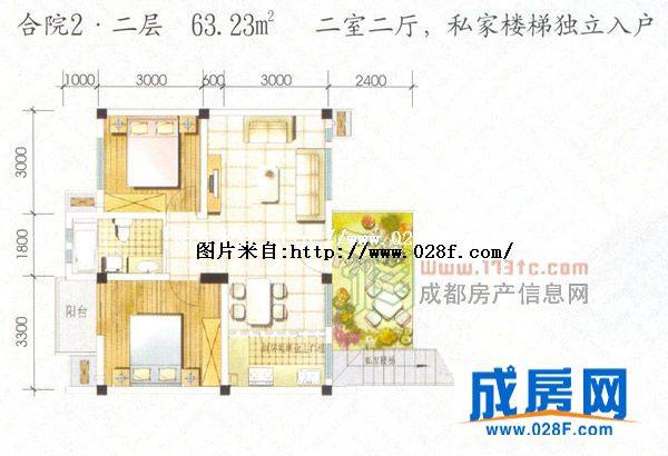 青城神韵户型图,点击放大
