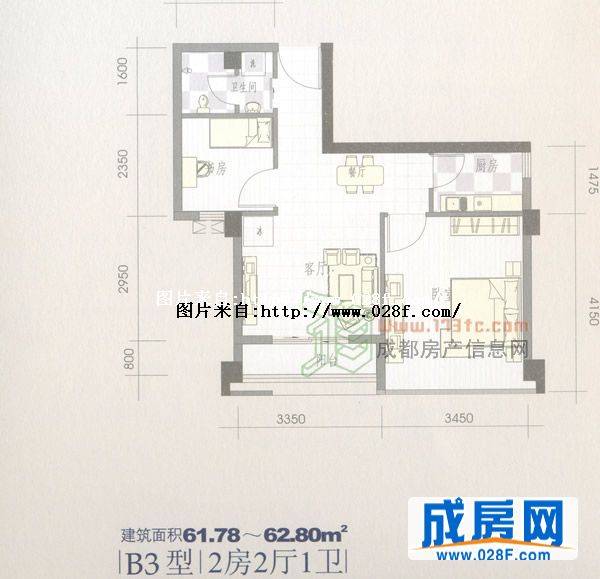 凯莱国际寓所户型图,点击放大
