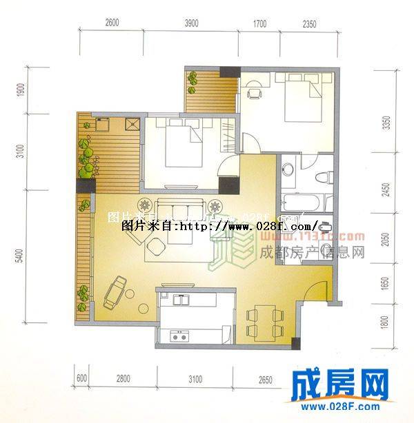 齐盛艺境户型图,点击放大