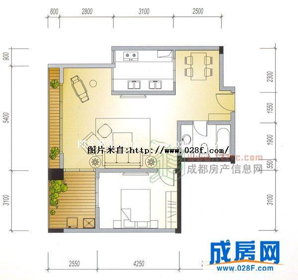 齐盛艺境户型图,点击放大