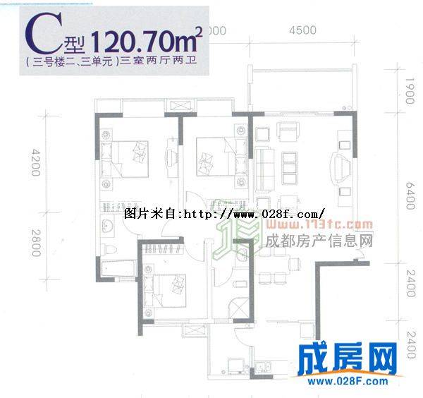 金沙兰亭户型图,点击放大