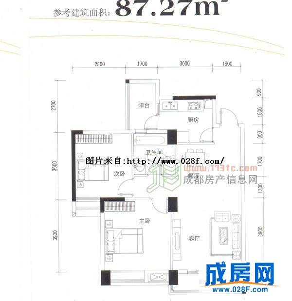 金房水韵天府户型图,点击放大