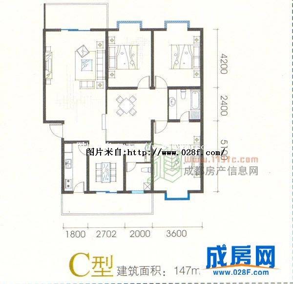 银杏森林户型图,点击放大