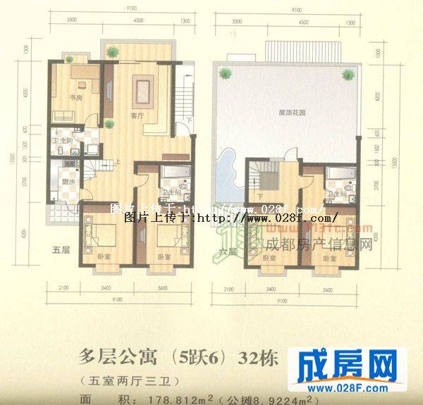 兰花村户型图,点击放大