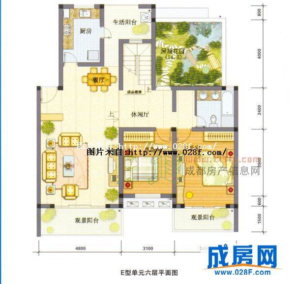 兴秀丽景花园户型图,点击放大