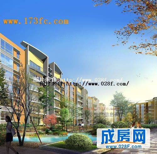 金城锦绣花园小区环境,点击放大