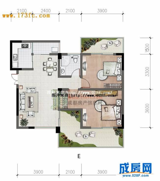 丽都帝景户型图,点击放大