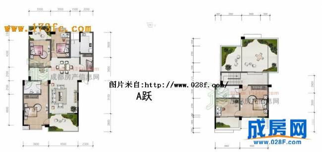 丽都帝景户型图,点击放大